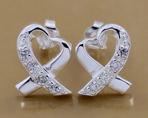 GY-PE061 FANCY STUD CZ EARRING